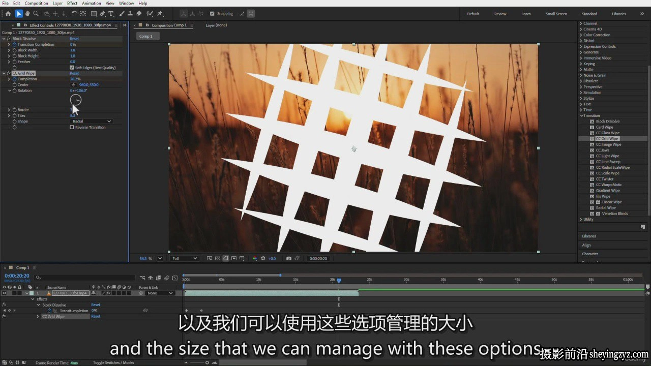 Adobe After Effects 2025零基础入门到专业课程-中英字幕