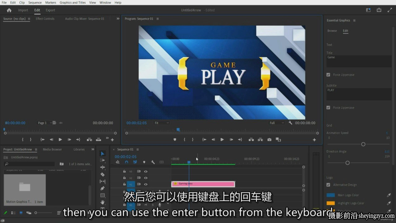 Adobe Premiere Pro 2025 超级视频剪辑技巧教程-中英字幕
