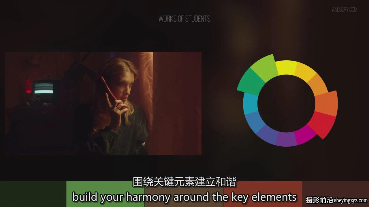 Andbery - 商业电影级灯光和布景设计技巧视频课程 中英字幕
