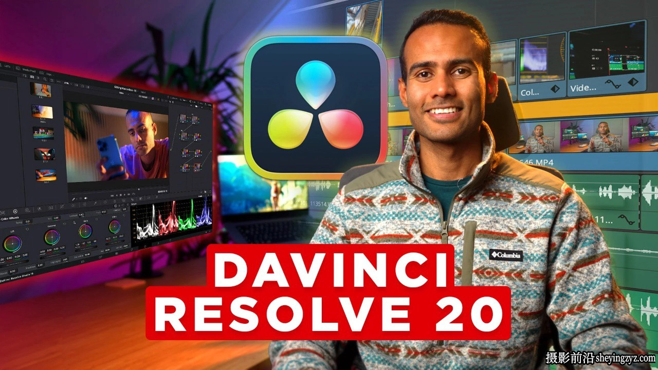DaVinci Resolve 20大师班:完整的视频编辑和颜色分级教程-中英字幕
