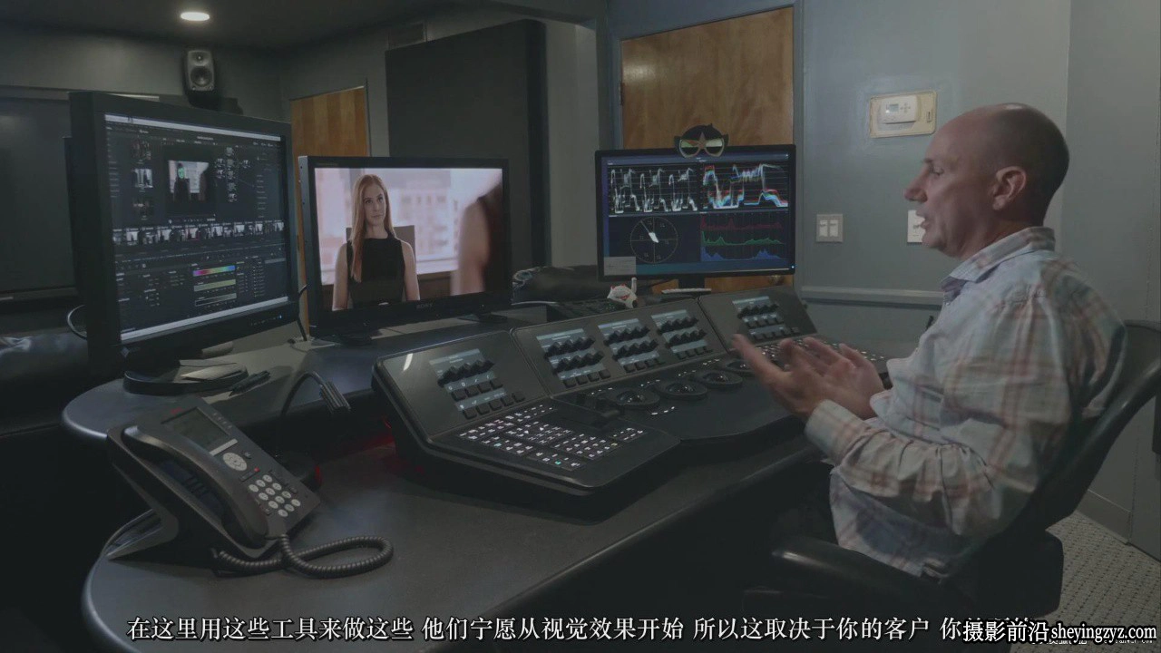 DaVinci Resolve 色彩分级视频剪辑调色大师班教程-中文字幕