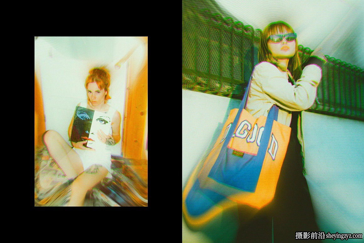 旧电视复古胶片照片效果模板 Old Tv Photo Effect