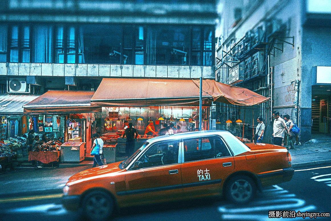 冷色调电影照片效果模板 Cold Cinematic Photo Effect