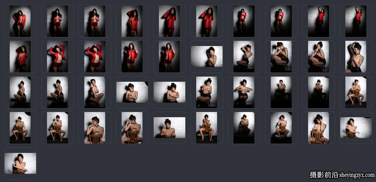 35张国外工作室私房写真人像摄影未修RAW练习原图素材