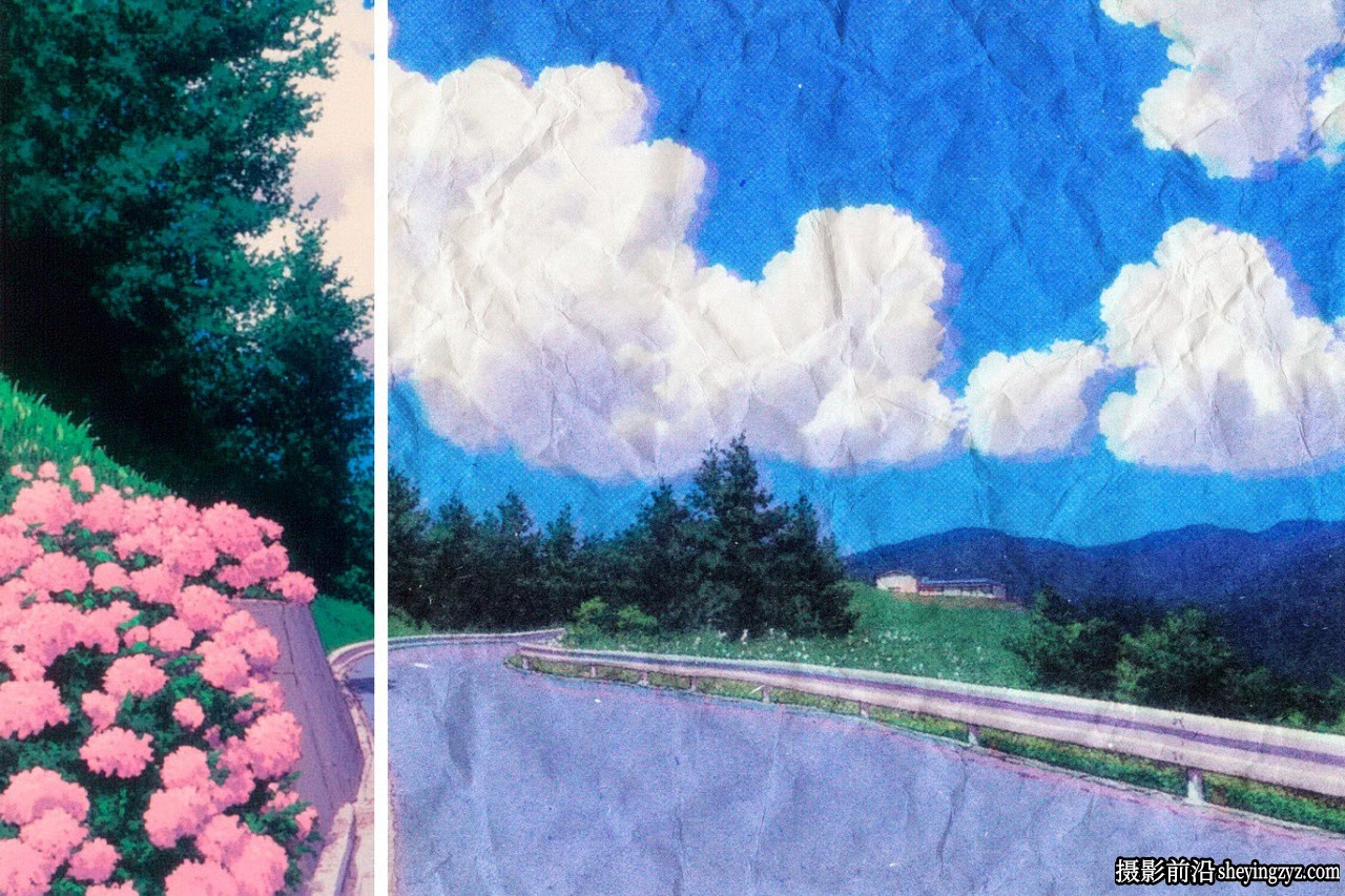 Photoshop的旧书纸张照片效果智能对象模板