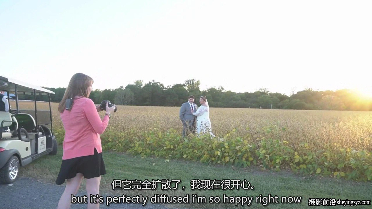 摄影师Katelyn James婚礼摄影现场一场农村婚礼摄影教程-中英字幕