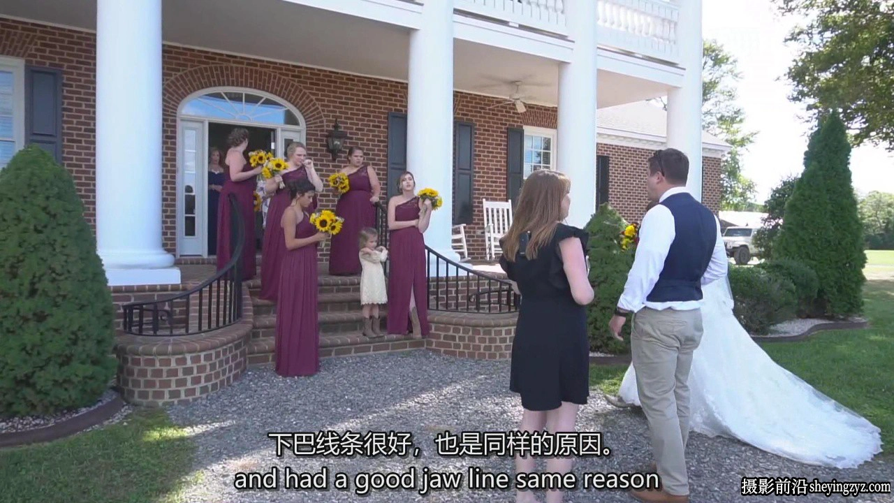 摄影师Katelyn James婚礼摄影现场一场农村婚礼摄影教程-中英字幕