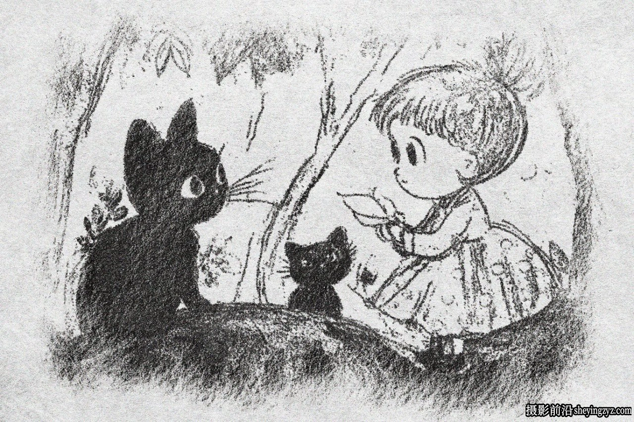 铅笔素描绘画照片效果智能对象PSD模板