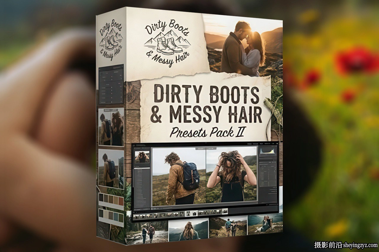 梦幻暖色胶片人像LR预设Dirty Boots &amp; Messy Hair-Presets Pack II