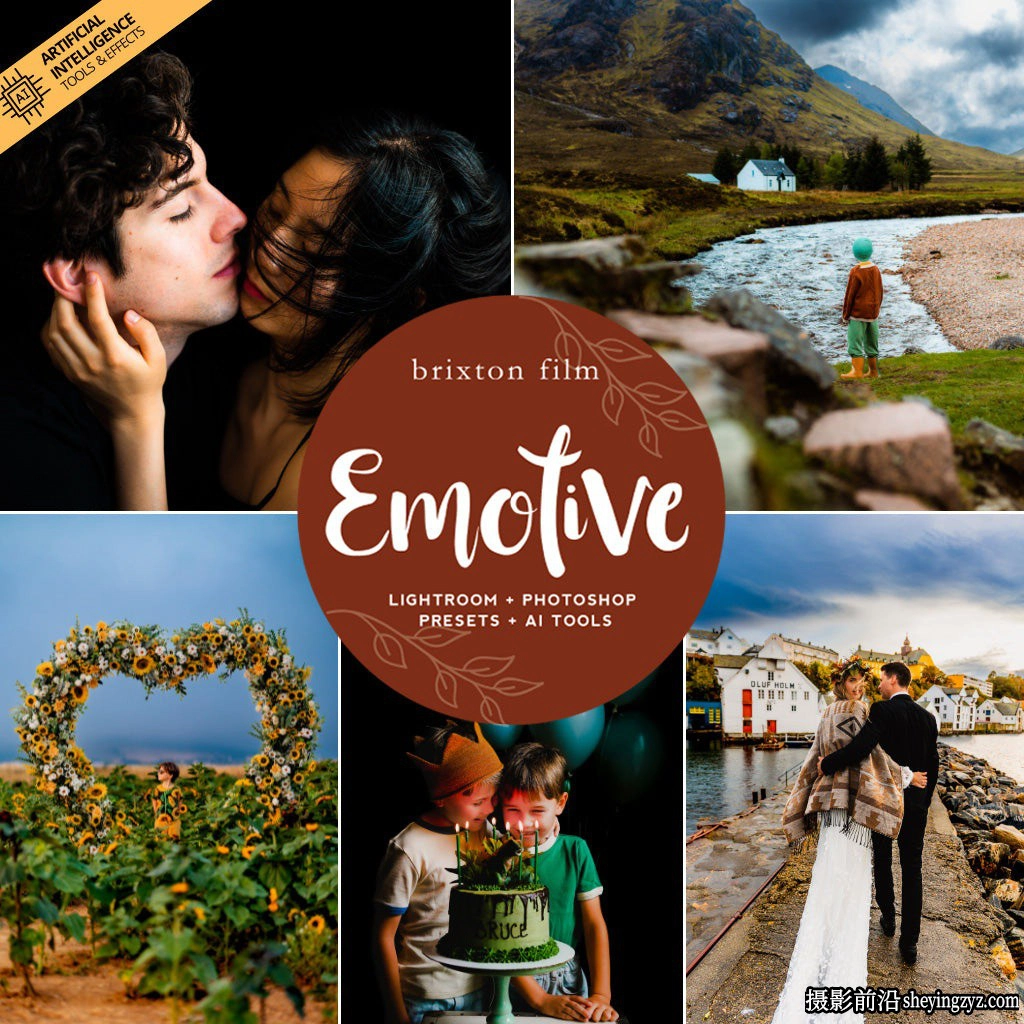 TheLuxeLens 情绪人像AI自适应预设 AI Emotive Lightroom Presets