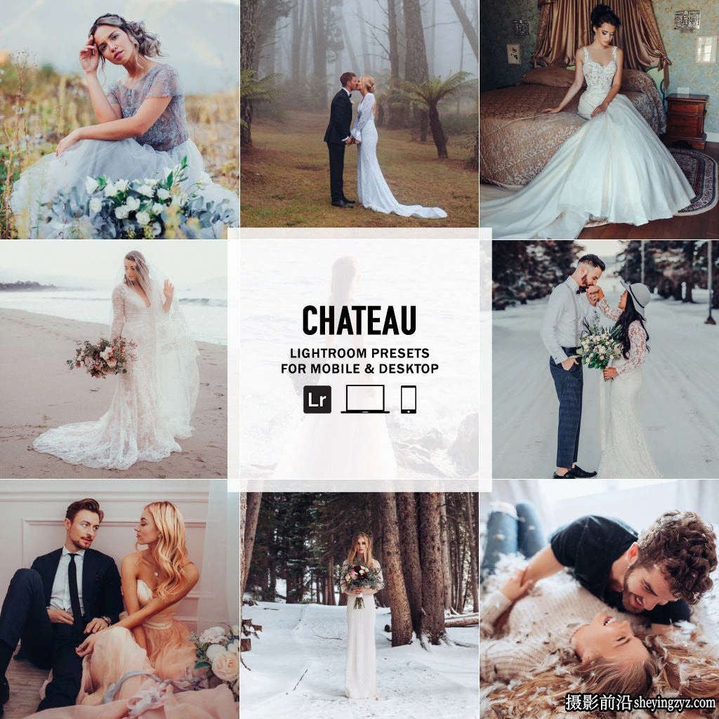 TheLuxeLens 浪漫优雅AI自适应LR预设Chateau-Single Color Presets