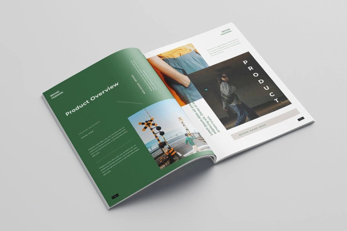 时尚目录排版布局第2卷InDesign模板