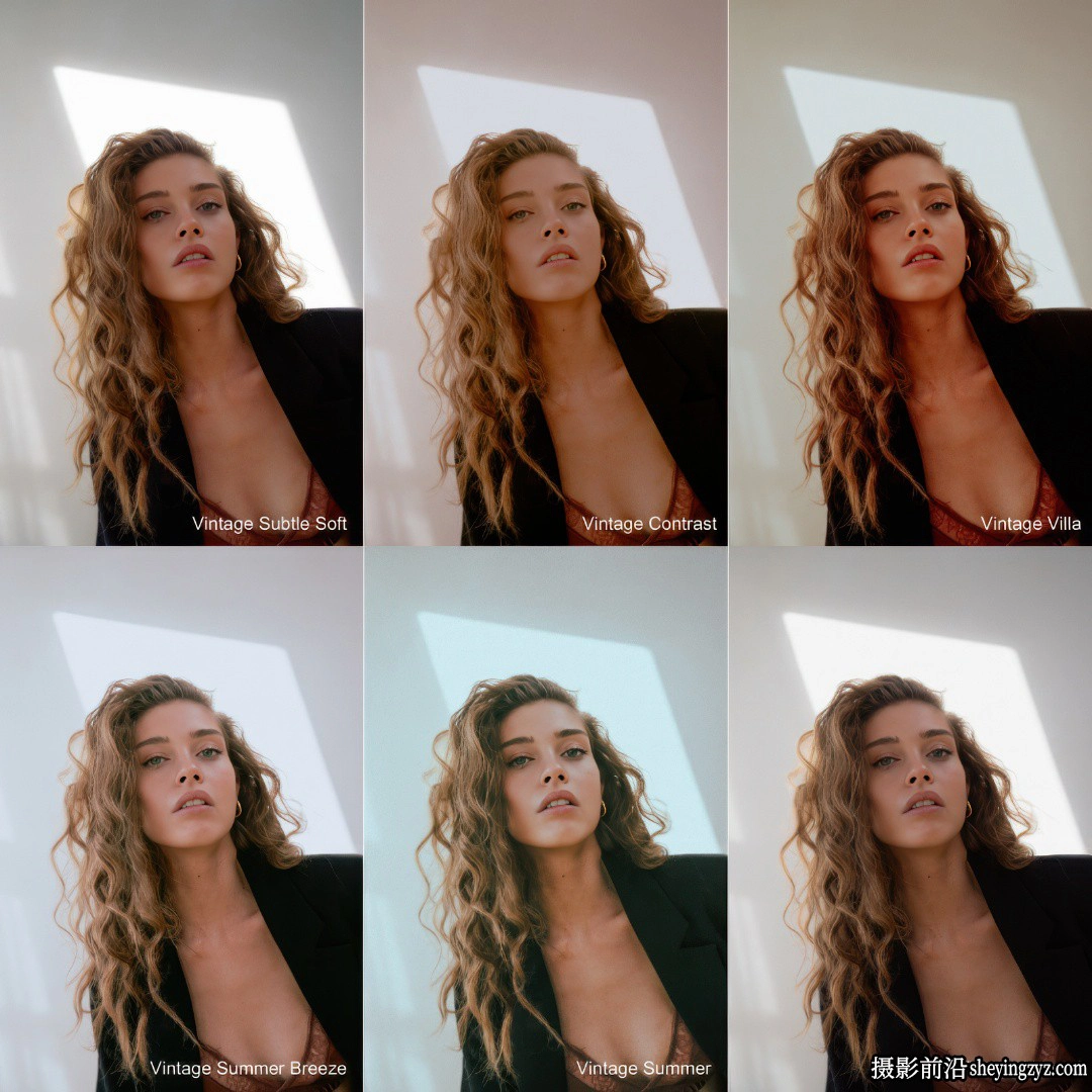 复古电影人像LR预设及手机预设 Eva Glasbeek - Vintage LR Presets