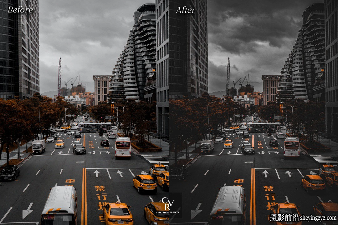 高级黑暗电影橙黑色风光lr预设 Black Orange Lightroom Presets