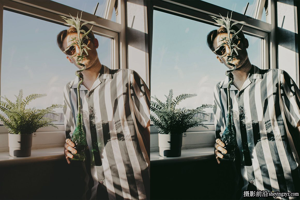 褪色胶片人像LR预设及LUT预设Alpine Green LR Presets and LUTs