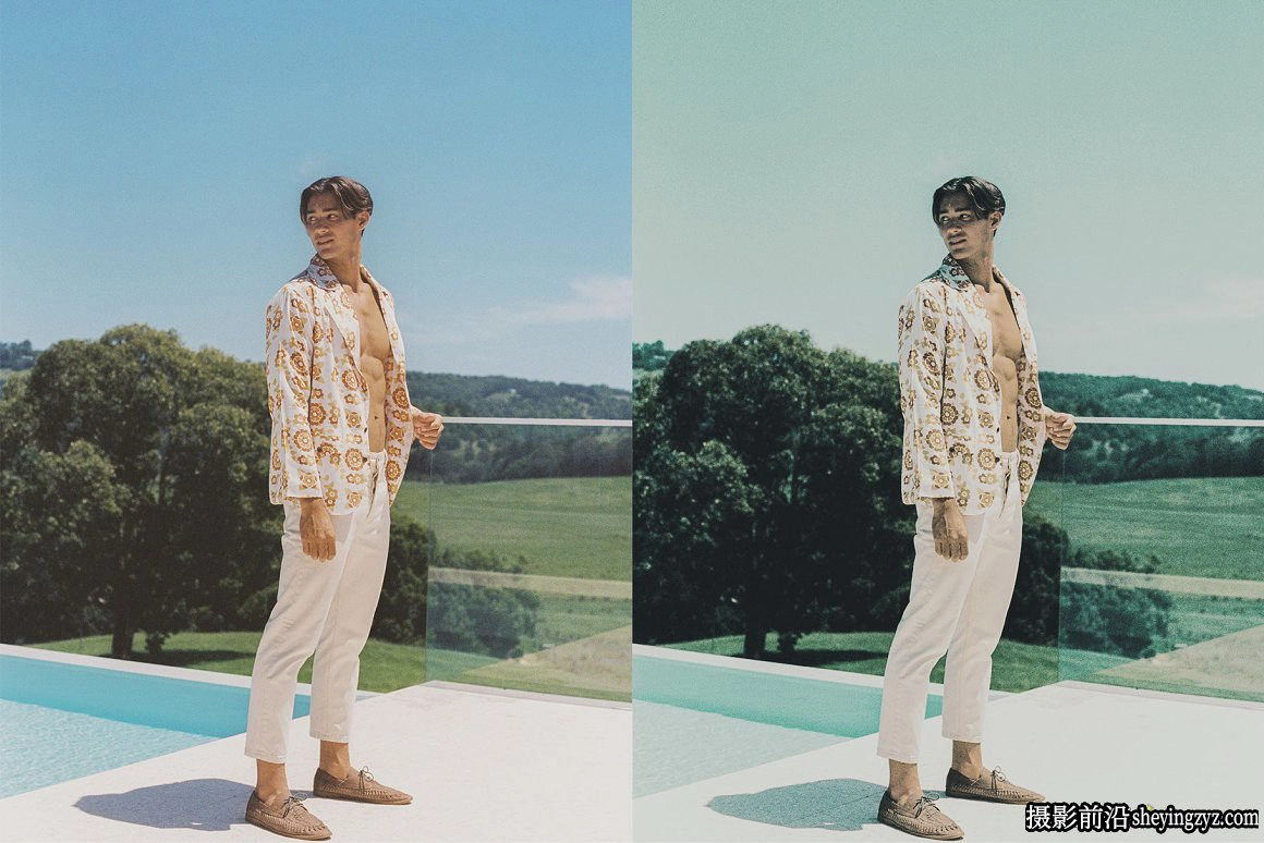 褪色胶片人像LR预设及LUT预设Alpine Green LR Presets and LUTs