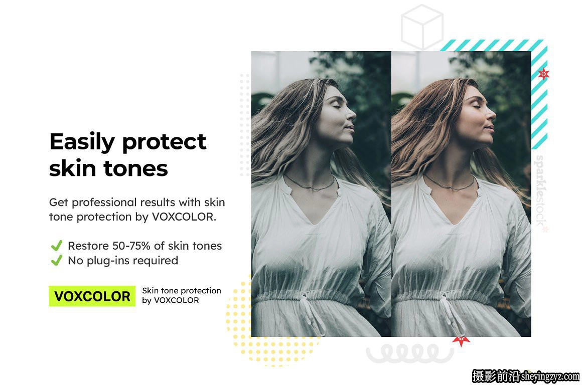 褪色胶片人像LR预设及LUT预设Alpine Green LR Presets and LUTs