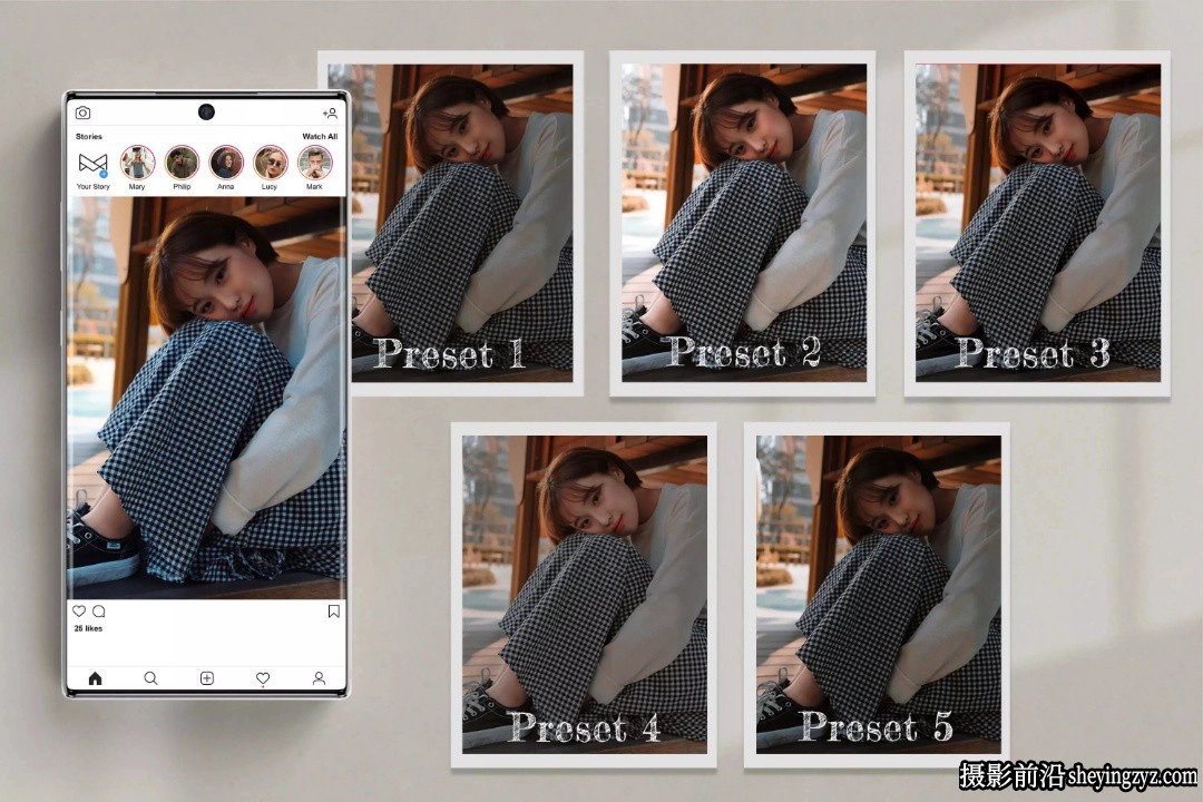 户外时尚街拍人像LR预设LUT预设Korean Fashion Lightroom Presets