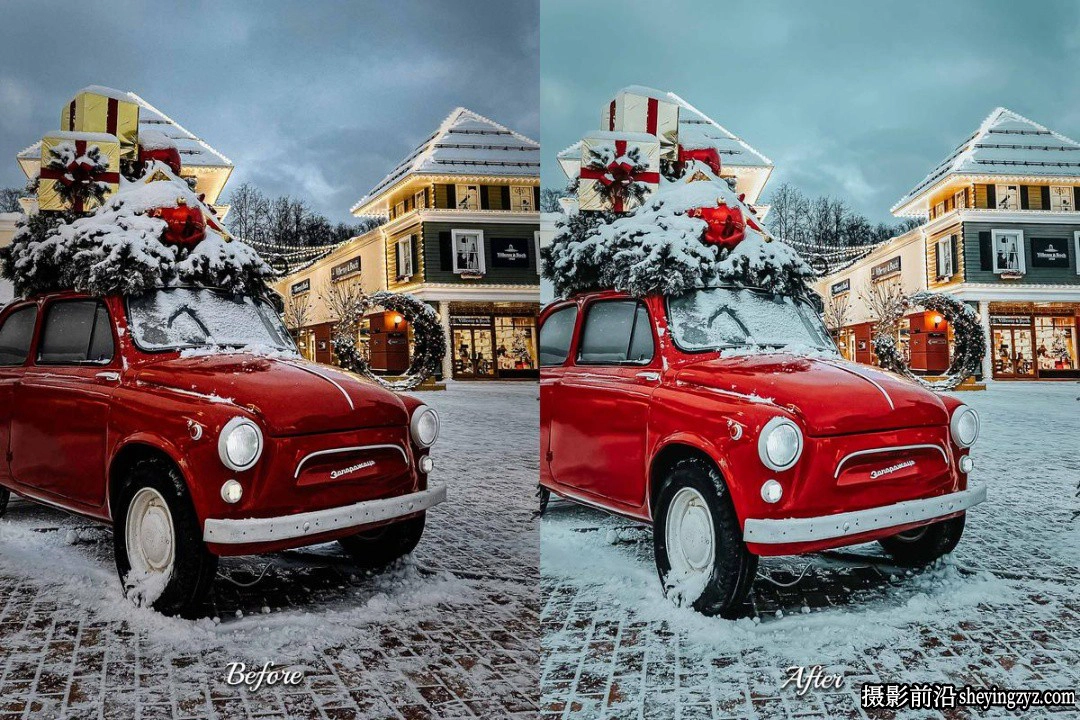 冬季人像风光调色滤镜FilterGrade - Snow Gift Lightroom and Lut