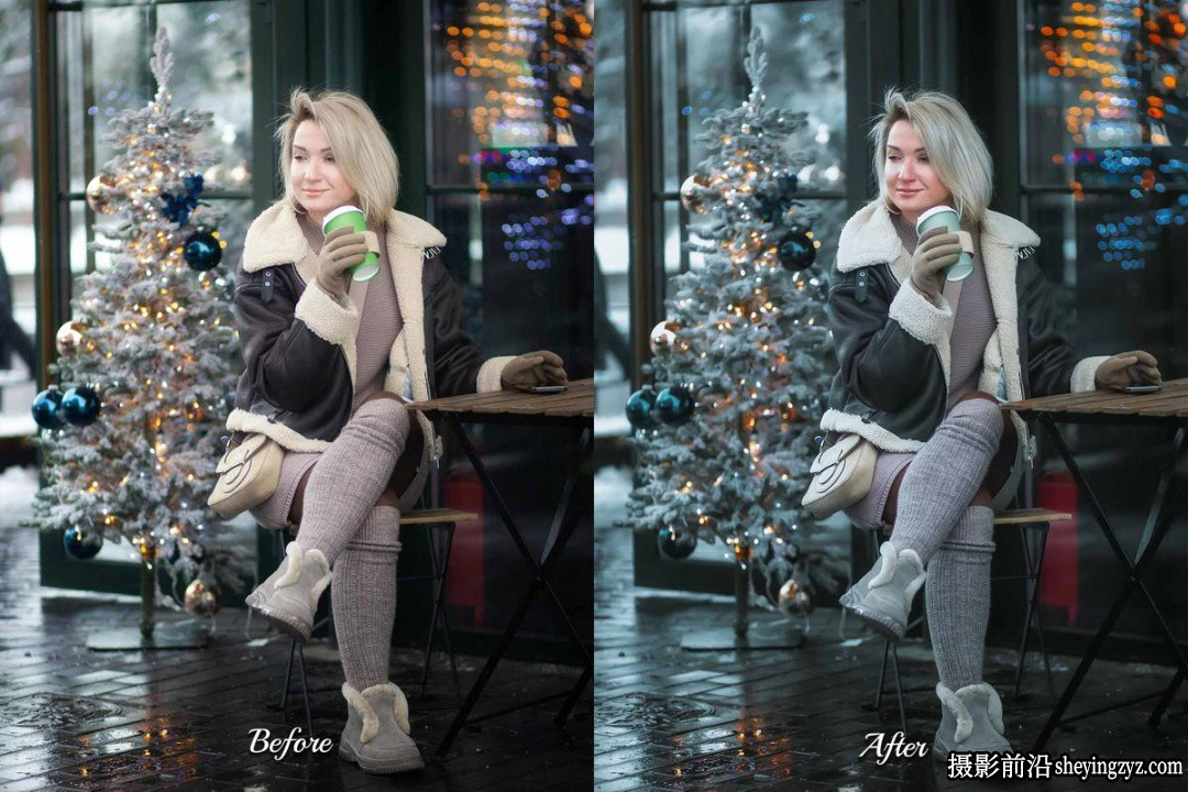 冬季人像风光调色滤镜FilterGrade - Snow Gift Lightroom and Lut