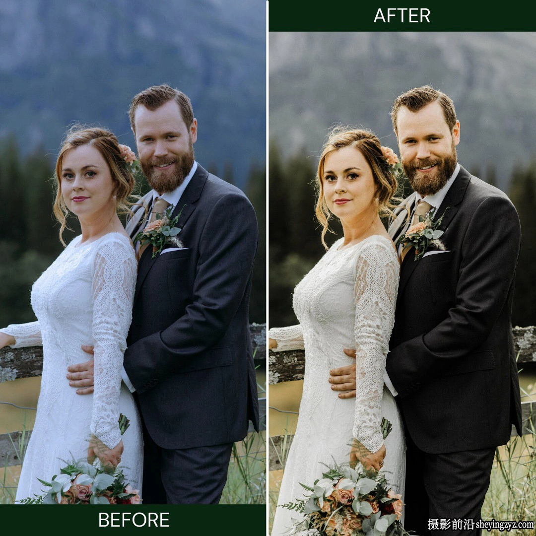 明亮通透婚礼人像LR预设 Light &amp; Airy Wedding Lightroom Presets