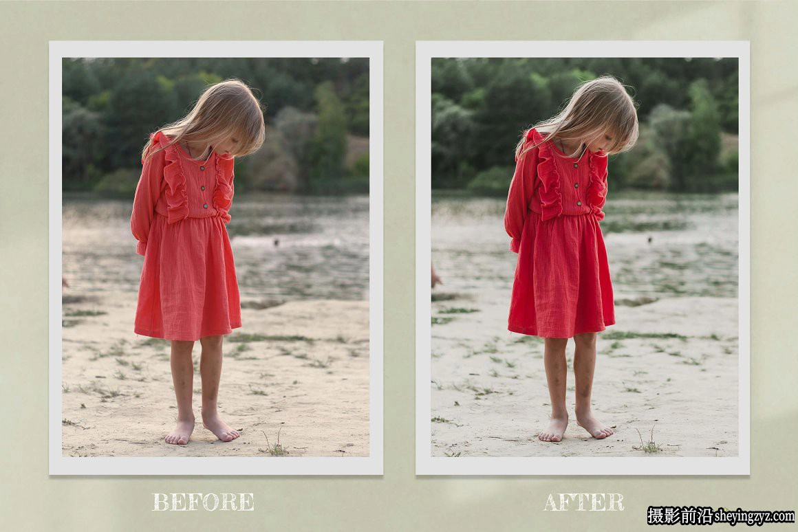 8种外拍森系人像后期调色LR预设 Princess Bride Lightroom Presets