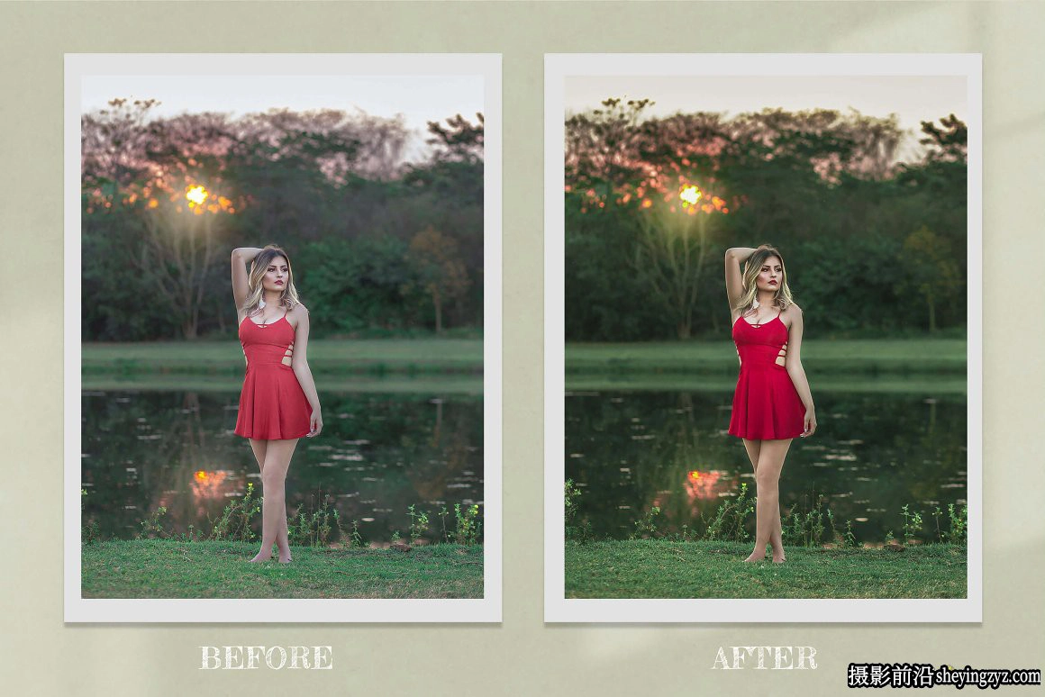 8种外拍森系人像后期调色LR预设 Princess Bride Lightroom Presets