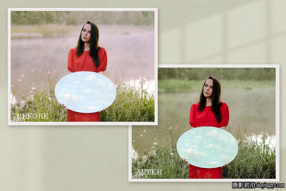 8种外拍森系人像后期调色LR预设 Princess Bride Lightroom Presets