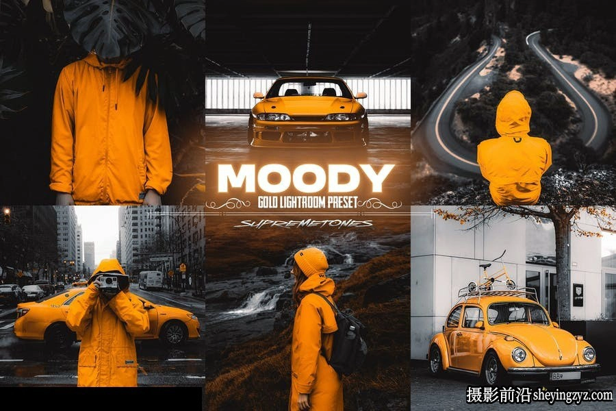 免费Lr预设-旅行街头摄影电影人像预设 Moody Gold Lightroom Preset