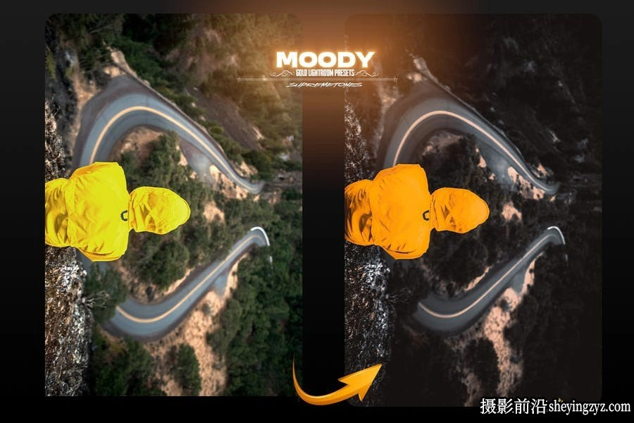 免费Lr预设-旅行街头摄影电影人像预设 Moody Gold Lightroom Preset