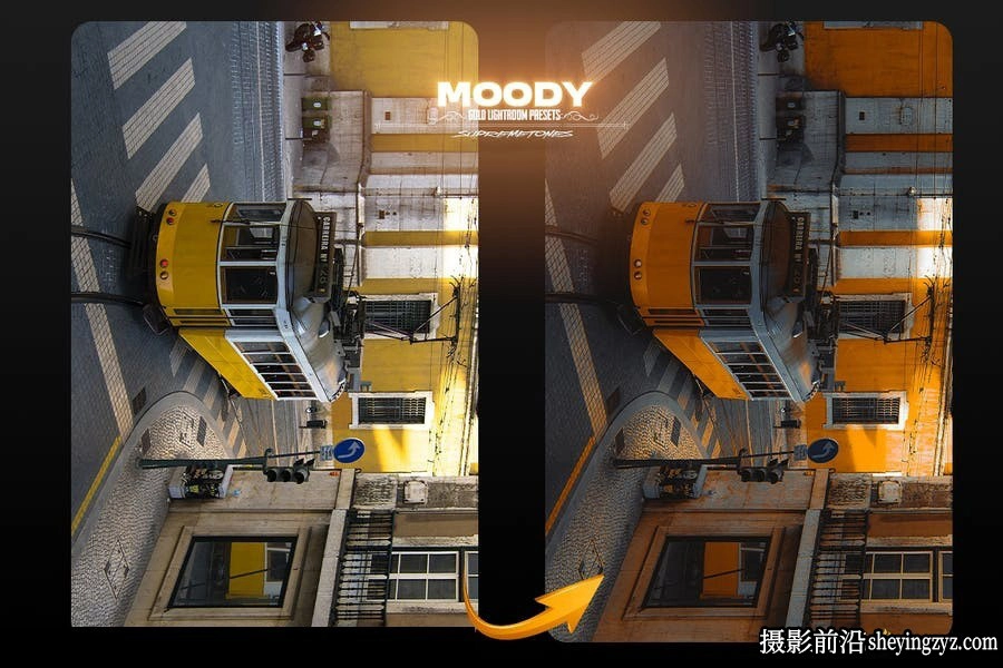免费Lr预设-旅行街头摄影电影人像预设 Moody Gold Lightroom Preset