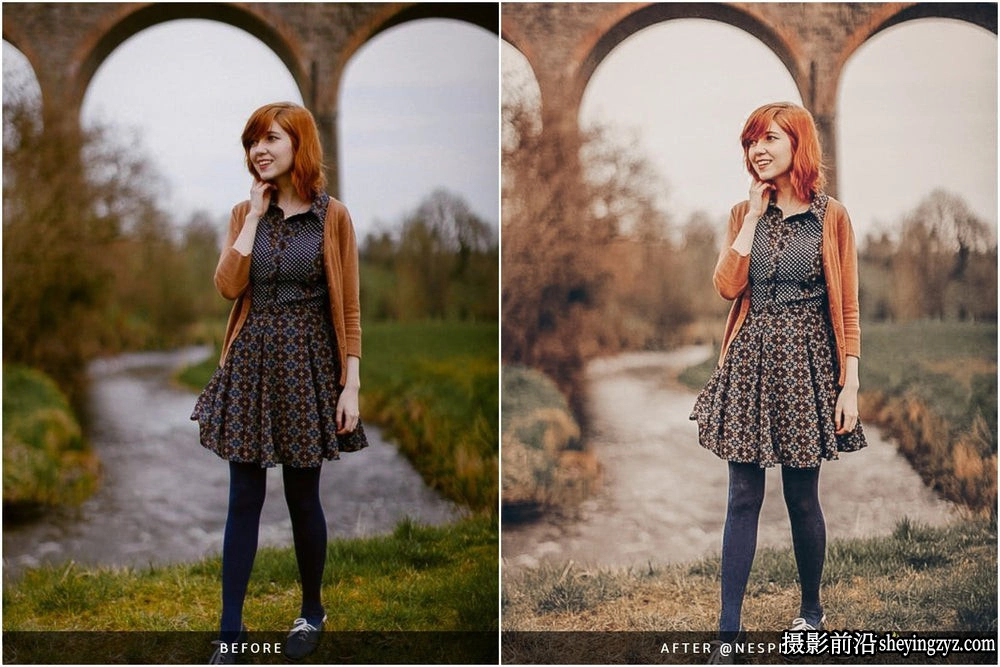 温暖秋季人像摄影调色LR预设NesPresets - Insta Autumn Presets