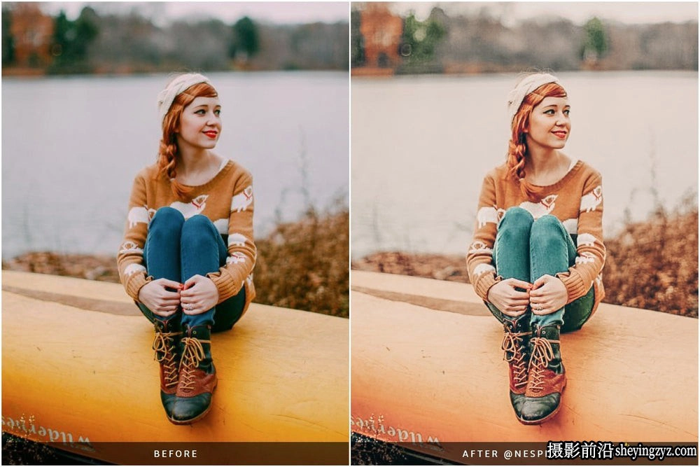温暖秋季人像摄影调色LR预设NesPresets - Insta Autumn Presets