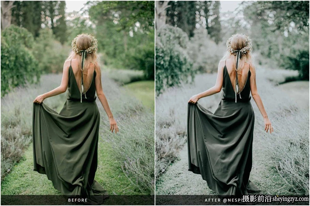森系胶片婚礼网红人像LR预设NesPresets-Evergreen Clean Presets