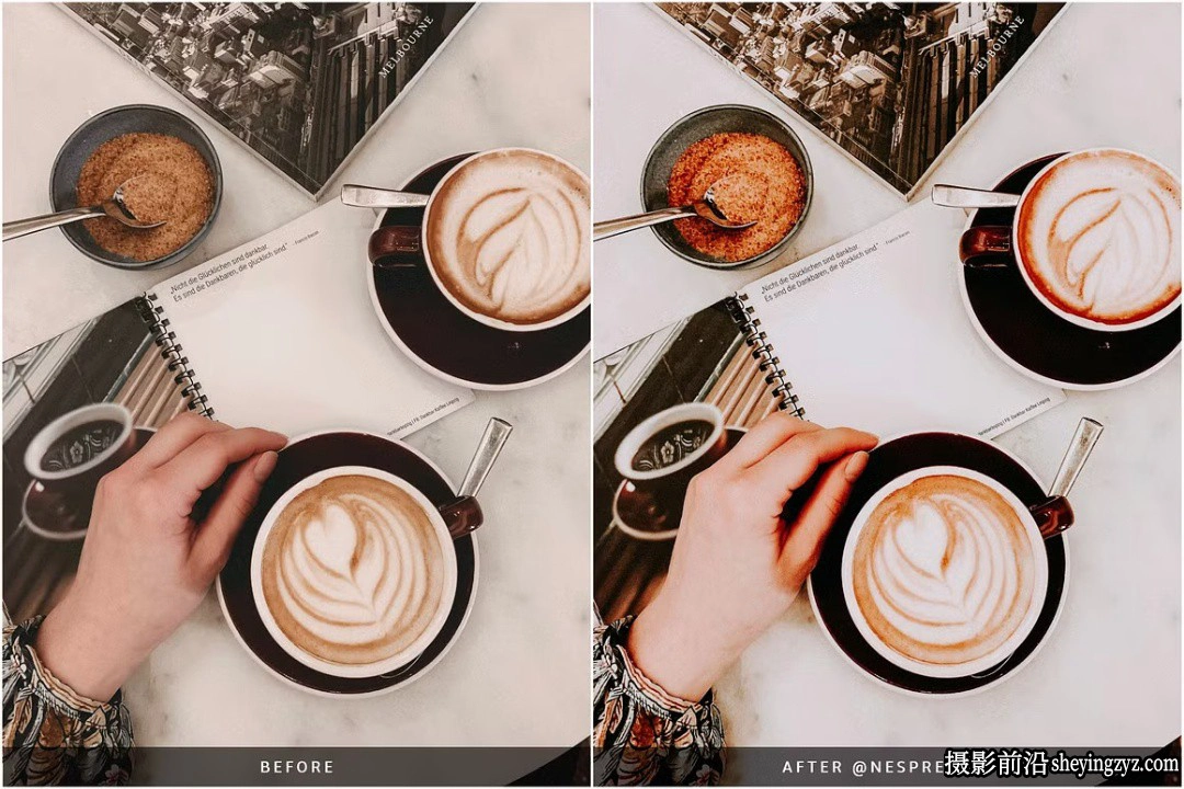 焦糖咖啡色调网红人像LR预设 NesPresets - Caramel Coffee Presets