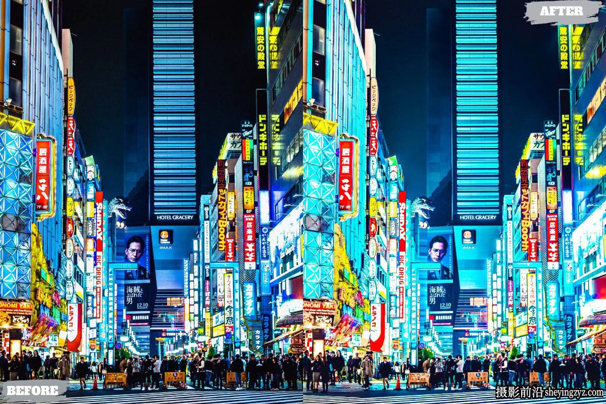 免费LR预设-城市夜景风光调色LR预设 Neon Light Lightroom Presets