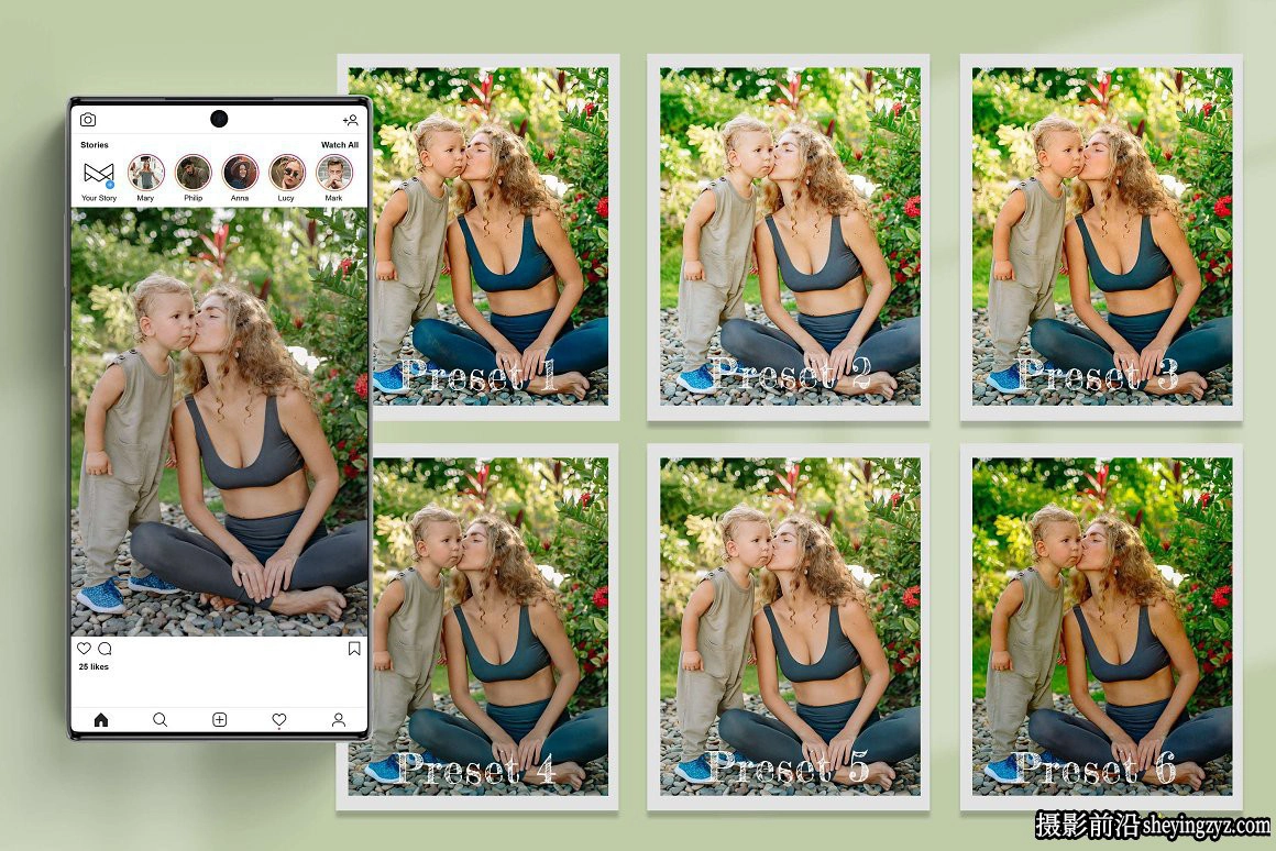 户外自然光家庭人像调色Lightroom预设 Natural Lightroom Presets