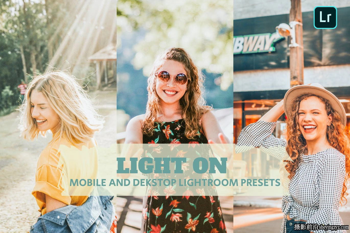 免费LR预设-自然光人像调色LR预设 Light On Lightroom Presets