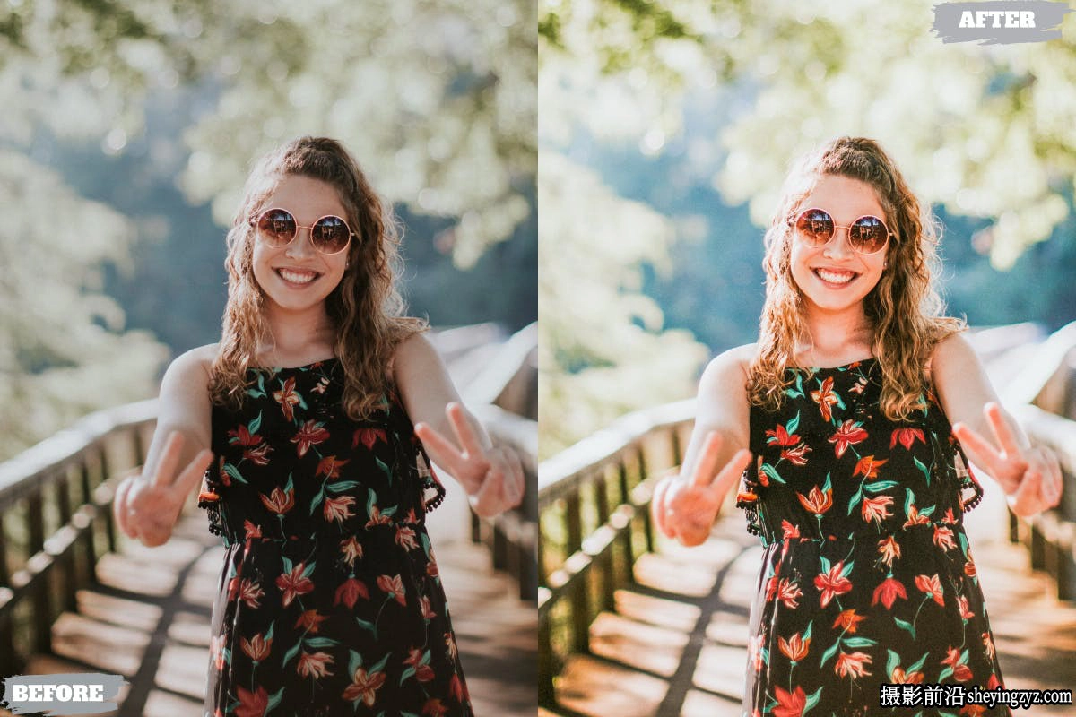 免费LR预设-自然光人像调色LR预设 Light On Lightroom Presets