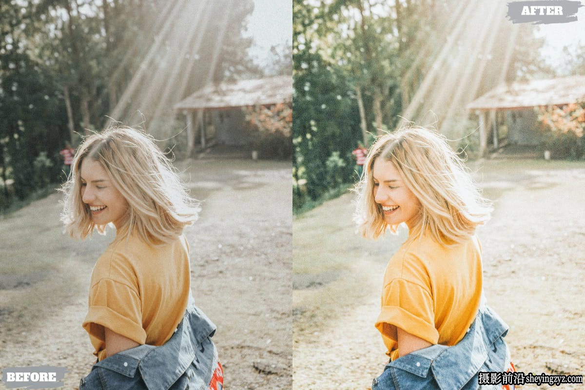 免费LR预设-自然光人像调色LR预设 Light On Lightroom Presets