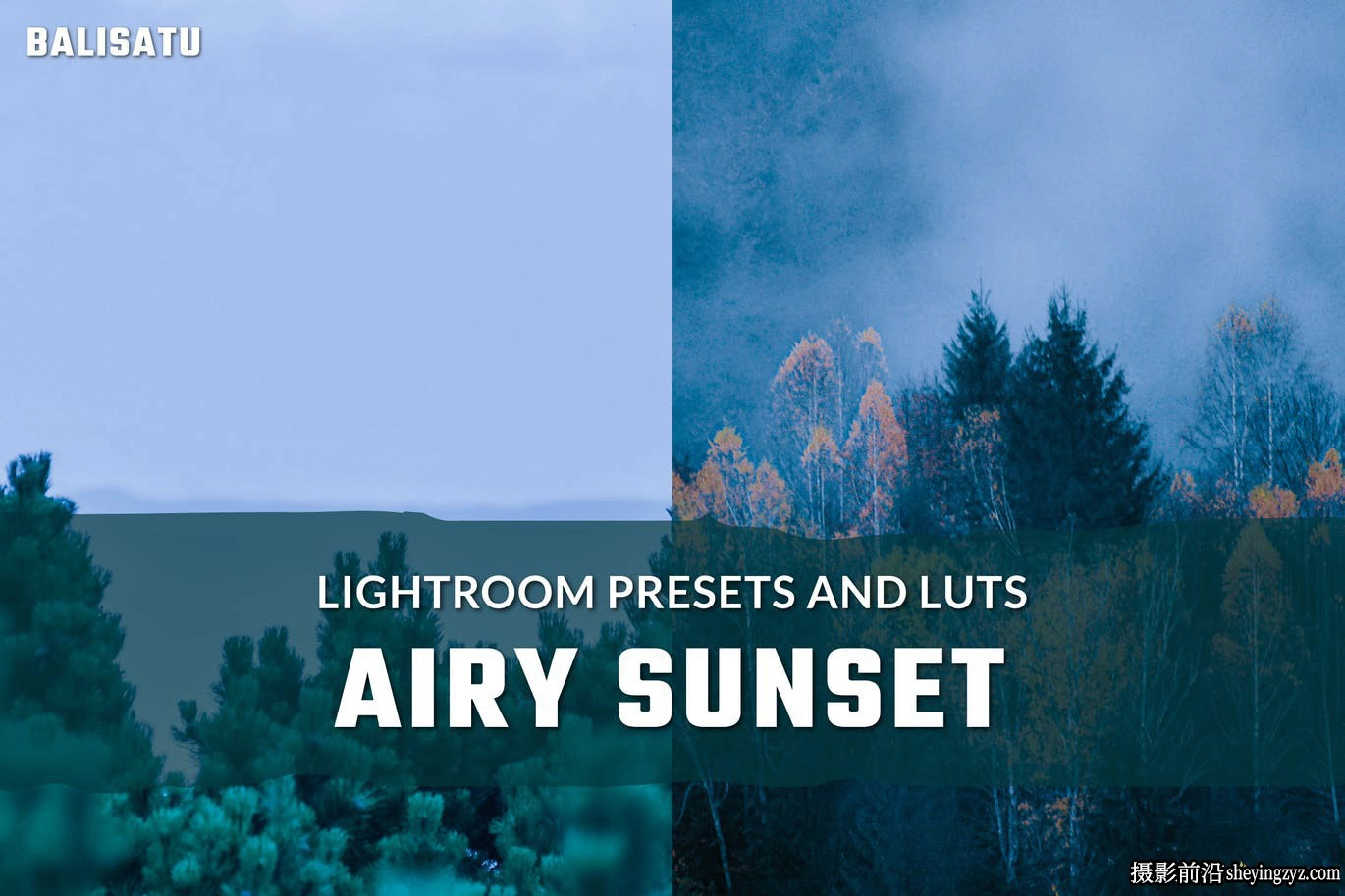 情绪电影风光后期调色LR预设及LUT预设 Airy Sunset Lightroom Presets