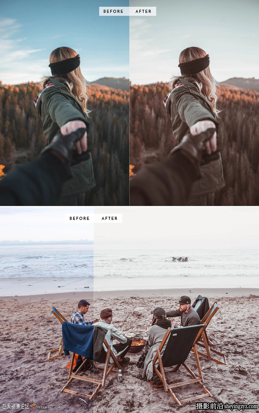 INS网红人像VSCO胶片LR预设手机lr预设Chocolatto Lightroom Presets
