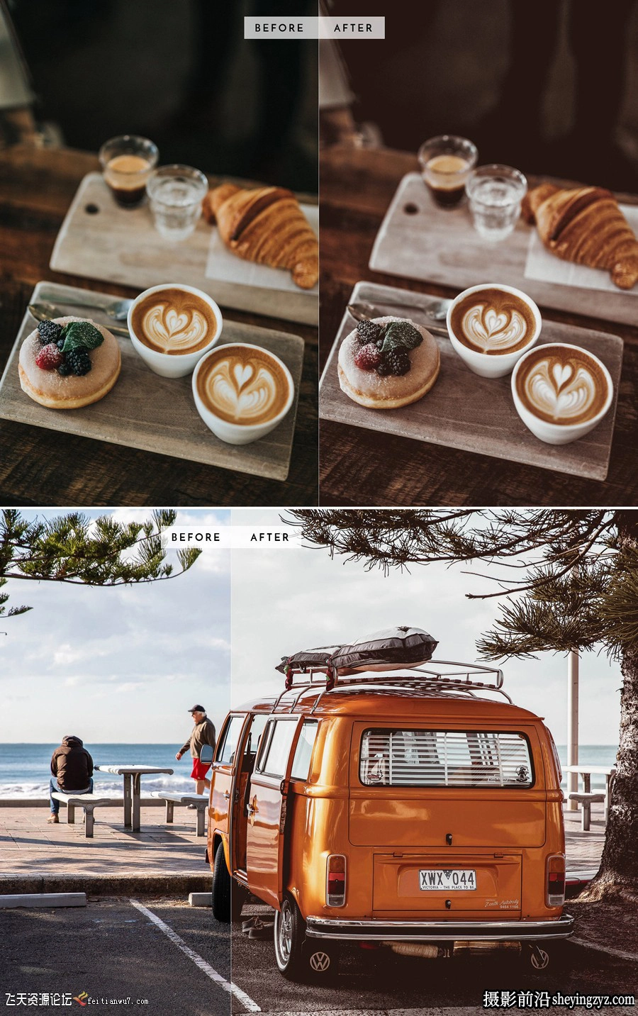 INS网红人像VSCO胶片LR预设手机lr预设Chocolatto Lightroom Presets