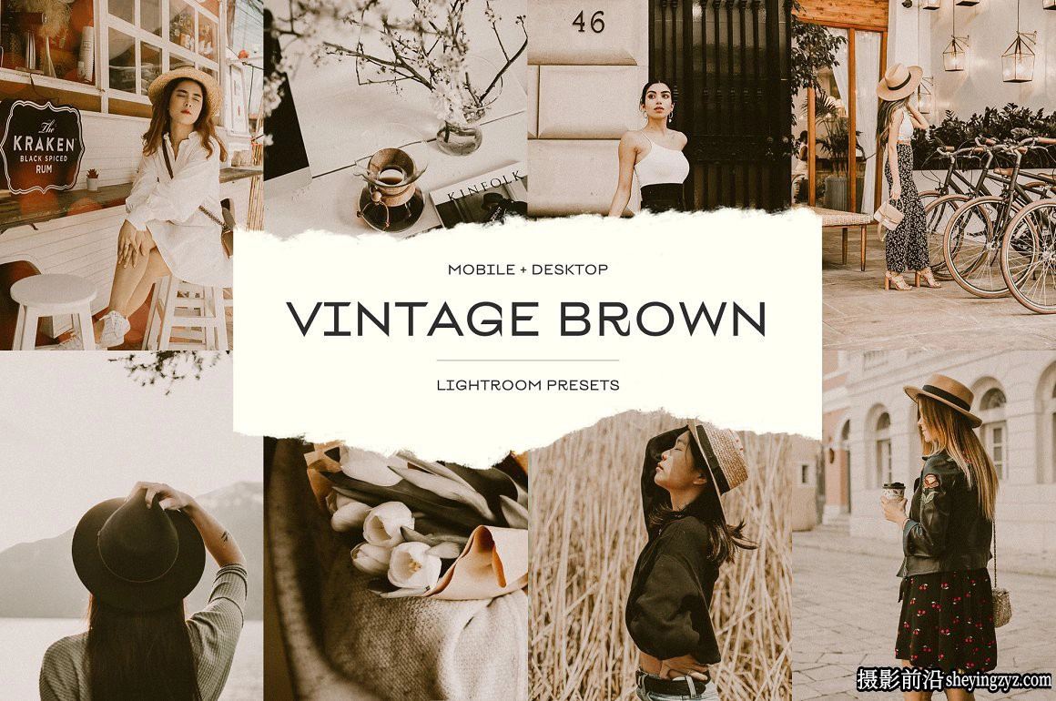 复古电影胶片人像LR预设4套装 Vintage Lightroom Presets Bundle