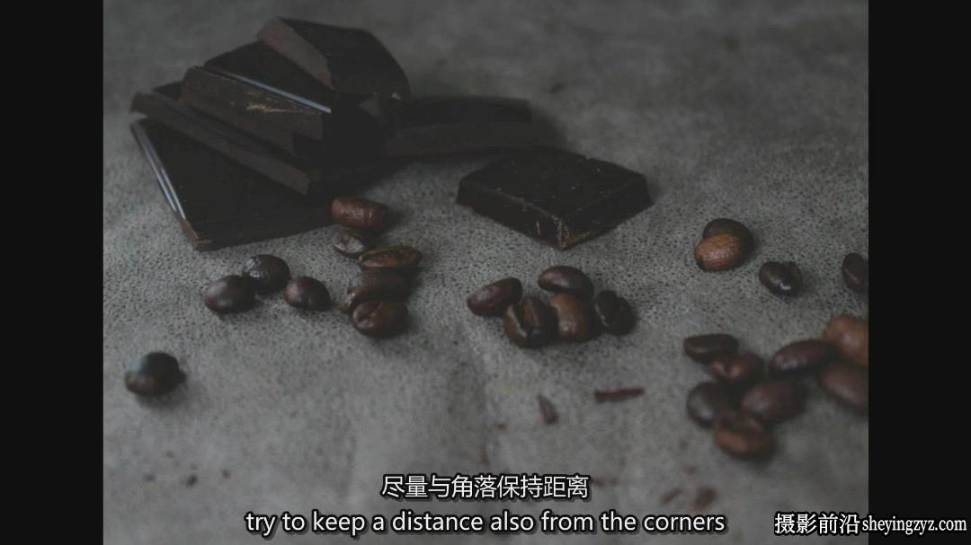 暗黑系和氛围感美食摄影布光造型入门工作坊教程-中英字幕