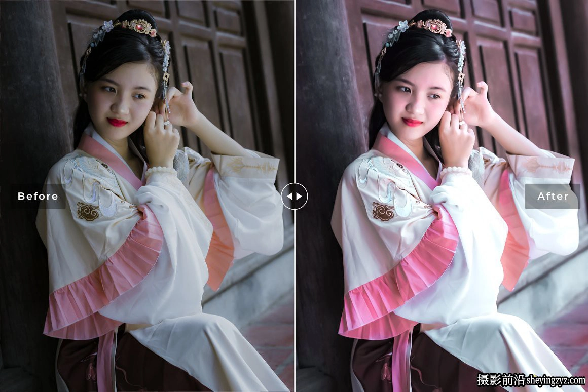 免费LR预设-唯美古风人像调色LR预设 Dicentra Pro Lightroom Prese