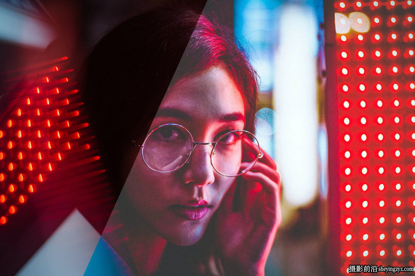 100+赛博朋克城市夜景霓虹人像LR预设Cybertechie Hundred Presets