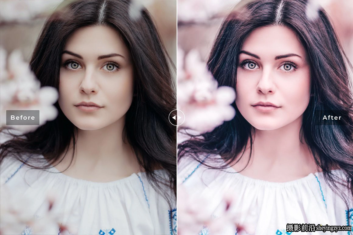 免费lr预设-明亮粉彩人像调色LR预设 Brachyscome Lightroom Presets