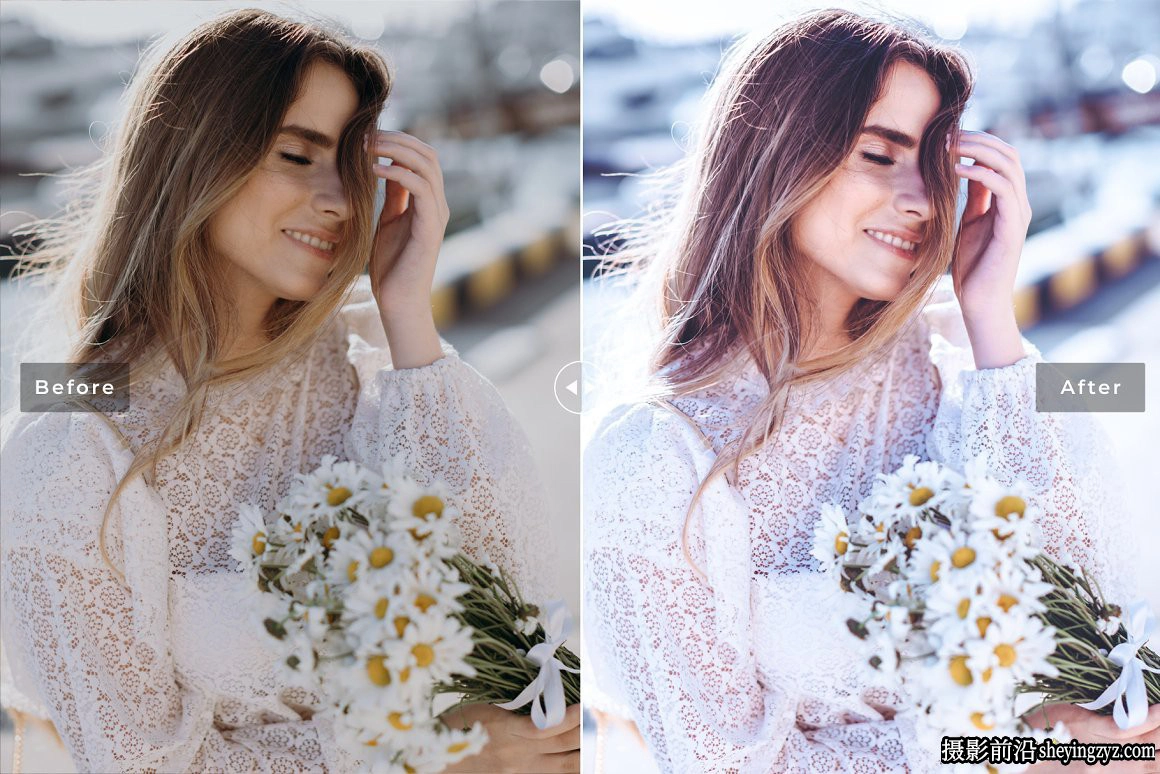 免费lr预设-明亮粉彩人像调色LR预设 Brachyscome Lightroom Presets