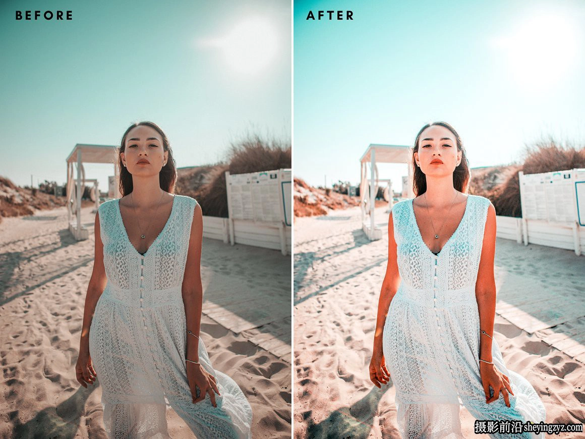 免费LR预设-旅拍人文风光LR预设 Santorini Lightroom Presets
